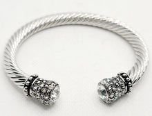 Load image into Gallery viewer, Get Stoned Crystal Cable Bangles
